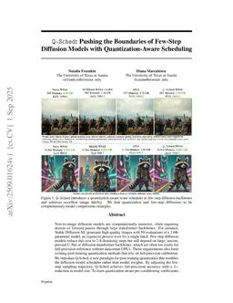 Q-Sched: Pushing the Boundaries of Few-Step Diffusion Models with Quantization-Aware Scheduling