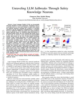 Unraveling LLM Jailbreaks Through Safety Knowledge Neurons