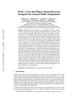 MoTo: A Zero-shot Plug-in Interaction-aware Navigation for General Mobile Manipulation