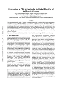 Examination of PCA Utilisation for Multilabel Classifier of Multispectral Images