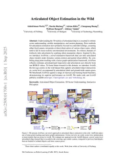Articulated Object Estimation in the Wild