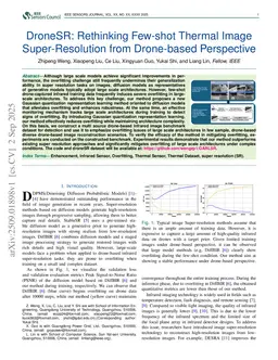 DroneSR: Rethinking Few-shot Thermal Image Super-Resolution from Drone-based Perspective