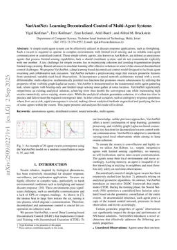 VariAntNet: Learning Decentralized Control of Multi-Agent Systems