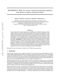 MedDINOv3: How to adapt vision foundation models for medical image segmentation?