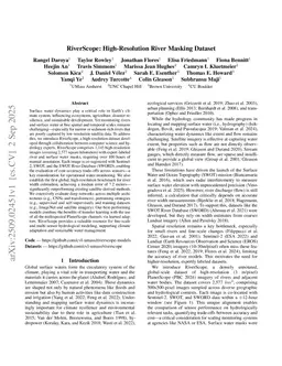 RiverScope: High-Resolution River Masking Dataset