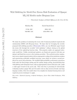 Perturbing the Derivative: Wild Refitting for Model-Free Evaluation of Machine Learning Models under Bregman Losses