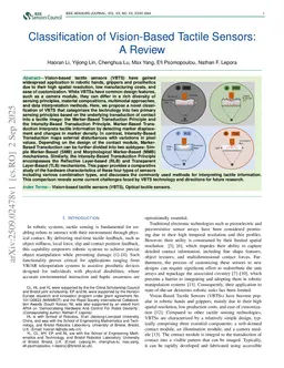 Classification of Vision-Based Tactile Sensors: A Review