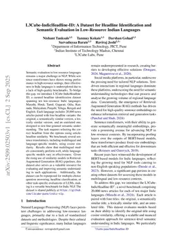 L3Cube-IndicHeadline-ID: A Dataset for Headline Identification and Semantic Evaluation in Low-Resource Indian Languages