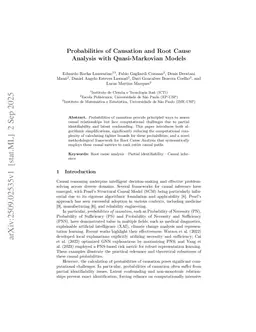 Probabilities of Causation and Root Cause Analysis with Quasi-Markovian Models