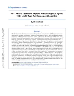 UI-TARS-2 Technical Report: Advancing GUI Agent with Multi-Turn Reinforcement Learning