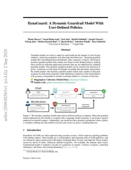 DynaGuard: A Dynamic Guardian Model With User-Defined Policies