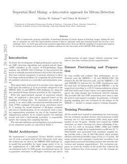 Sequential Hard Mining: a data-centric approach for Mitosis Detection