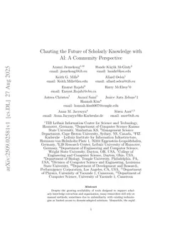 Charting the Future of Scholarly Knowledge with AI: A Community Perspective