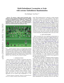 Multi-Embodiment Locomotion at Scale with extreme Embodiment Randomization