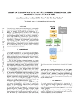 A Study on Zero-Shot Non-Intrusive Speech Intelligibility for Hearing Aids Using Large Language Models