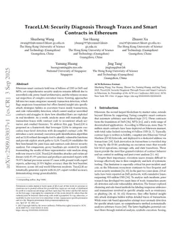 TraceLLM: Security Diagnosis Through Traces and Smart Contracts in Ethereum