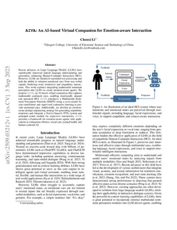 AIVA: An AI-based Virtual Companion for Emotion-aware Interaction