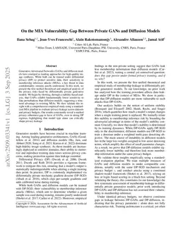 On the MIA Vulnerability Gap Between Private GANs and Diffusion Models