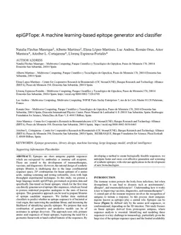 epiGPTope: A machine learning-based epitope generator and classifier
