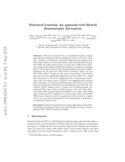 Federated Learning: An approach with Hybrid Homomorphic Encryption