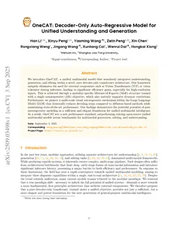 OneCAT: Decoder-Only Auto-Regressive Model for Unified Understanding and Generation