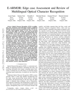E-ARMOR: Edge case Assessment and Review of Multilingual Optical Character Recognition
