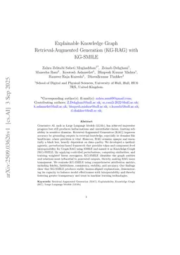 Explainable Knowledge Graph Retrieval-Augmented Generation (KG-RAG) with KG-SMILE