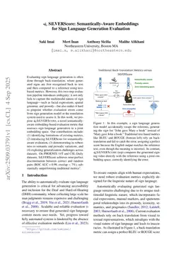 SiLVERScore: Semantically-Aware Embeddings for Sign Language Generation Evaluation