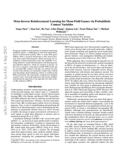 Meta-Inverse Reinforcement Learning for Mean Field Games via Probabilistic Context Variables