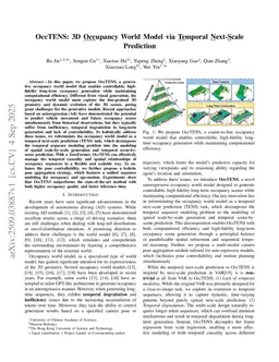 OccTENS: 3D Occupancy World Model via Temporal Next-Scale Prediction