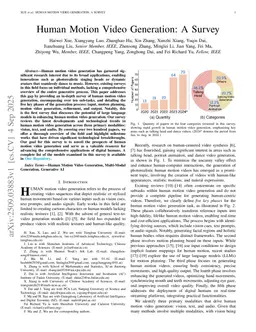Human Motion Video Generation: A Survey