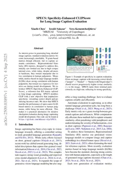 SPECS: Specificity-Enhanced CLIP-Score for Long Image Caption Evaluation