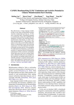 CANDY: Benchmarking LLMs' Limitations and Assistive Potential in Chinese Misinformation Fact-Checking