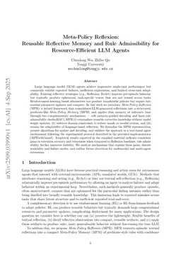 Meta-Policy Reflexion: Reusable Reflective Memory and Rule Admissibility for Resource-Efficient LLM Agent