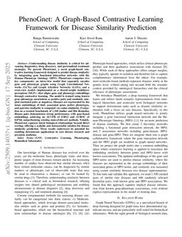 PhenoGnet: A Graph-Based Contrastive Learning Framework for Disease Similarity Prediction