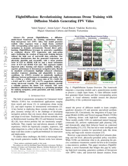 FlightDiffusion: Revolutionising Autonomous Drone Training with Diffusion Models Generating FPV Video