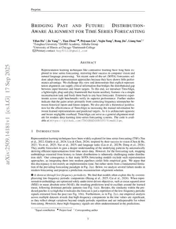 Bridging Past and Future: Distribution-Aware Alignment for Time Series Forecasting