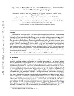Deep Gaussian Process-based Cost-Aware Batch Bayesian Optimization for Complex Materials Design Campaigns