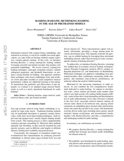 Hashing-Baseline: Rethinking Hashing in the Age of Pretrained Models