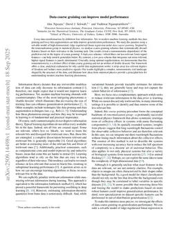 Data coarse graining can improve model performance