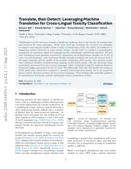 Translate, then Detect: Leveraging Machine Translation for Cross-Lingual Toxicity Classification
