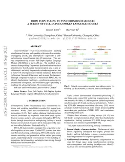 From Turn-Taking to Synchronous Dialogue: A Survey of Full-Duplex Spoken Language Models