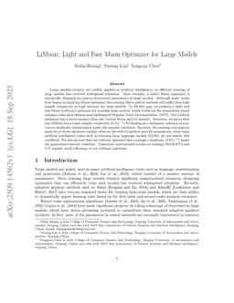 LiMuon: Light and Fast Muon Optimizer for Large Models