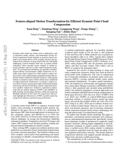 Bidirectional Feature-aligned Motion Transformation for Efficient Dynamic Point Cloud Compression