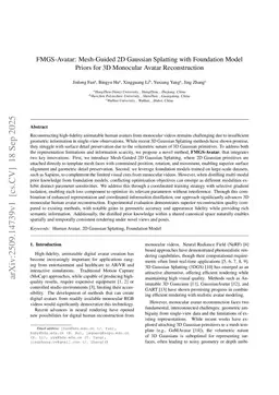 FMGS-Avatar: Mesh-Guided 2D Gaussian Splatting with Foundation Model Priors for 3D Monocular Avatar Reconstruction