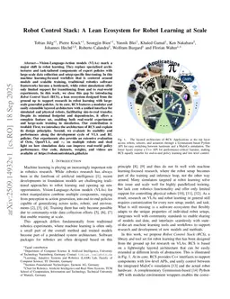 Robot Control Stack: A Lean Ecosystem for Robot Learning at Scale