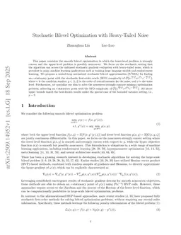 Stochastic Bilevel Optimization with Heavy-Tailed Noise