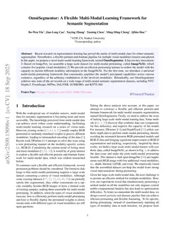 OmniSegmentor: A Flexible Multi-Modal Learning Framework for Semantic Segmentation