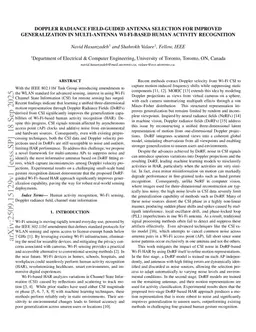 Doppler Radiance Field-Guided Antenna Selection for Improved Generalization in Multi-Antenna Wi-Fi-based Human Activity Recognition