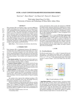 FCPE: A Fast Context-based Pitch Estimation Model